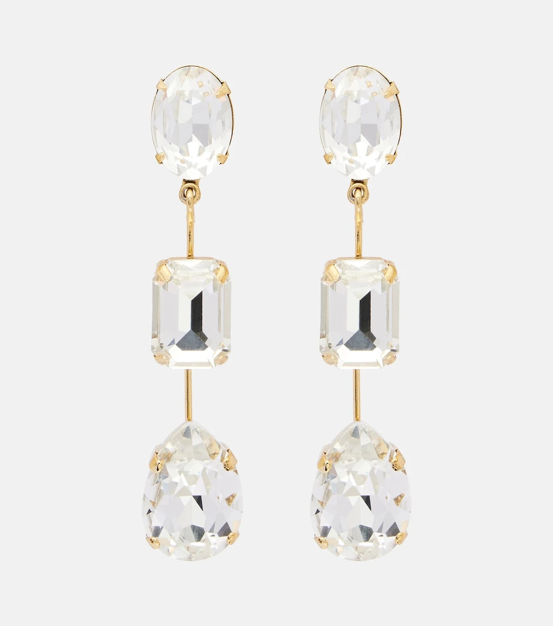 Jennifer Behr - Allanah crystal-embellished earrings