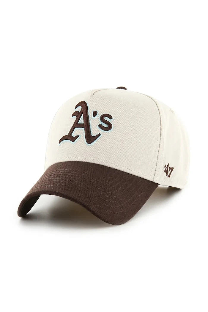 Pamuklu şapka siperlikli 47 brand MLB Athletics Sure Shot