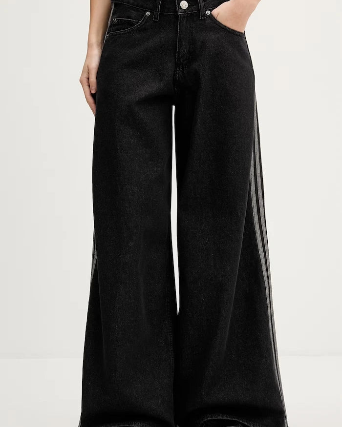 adidas Originals дънки wide leg дамски Firebird