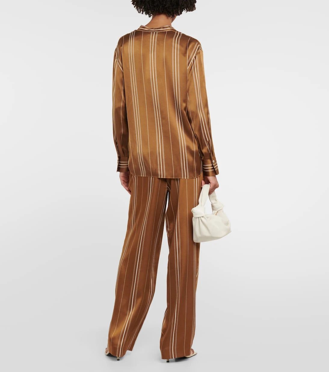 Vince - Striped silk shirt
