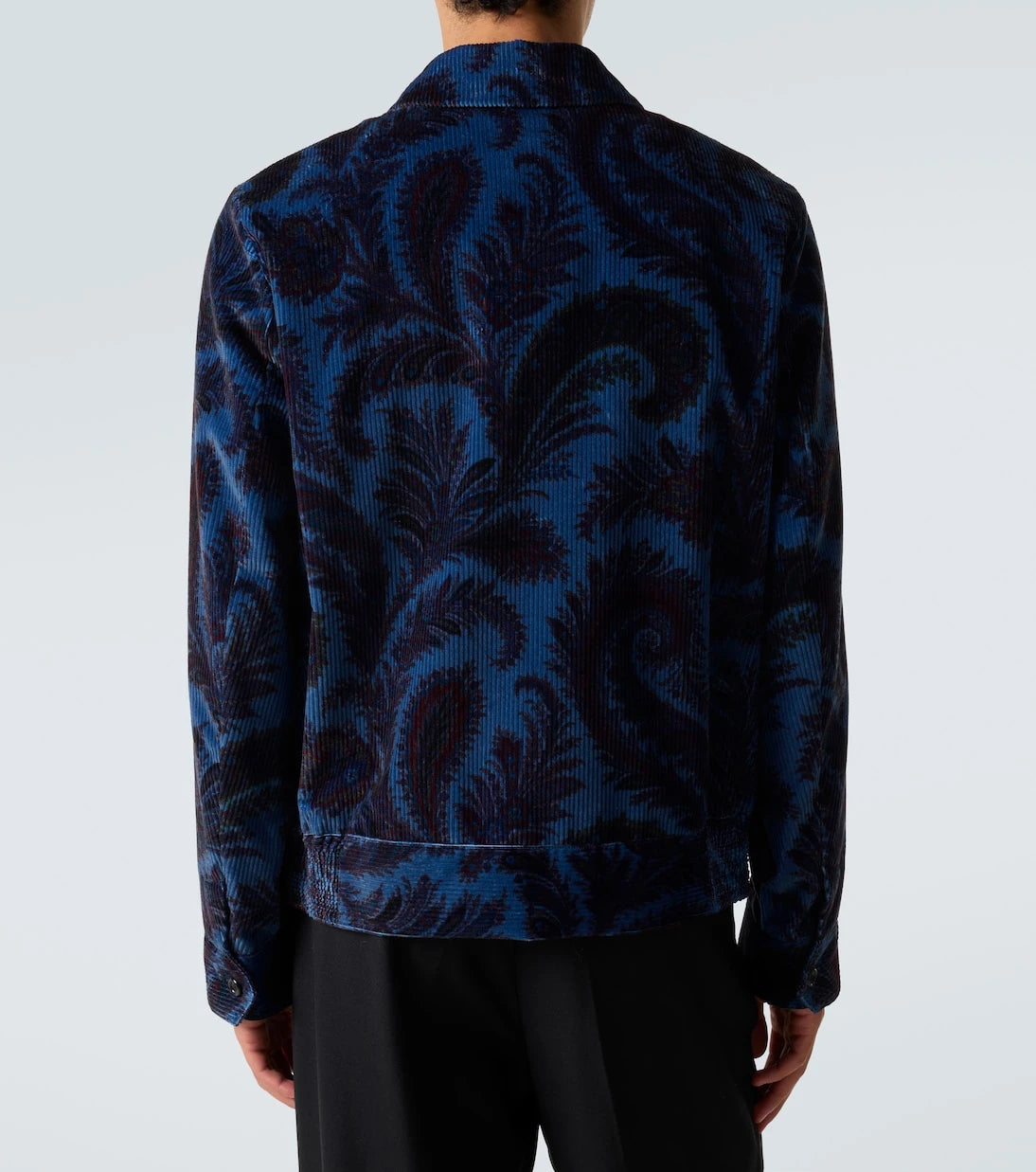 Etro - Printed cotton velvet jacket