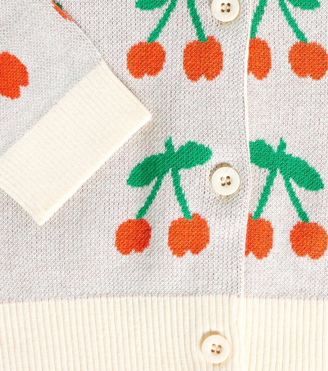 Jellymallow - Cherry cotton cardigan