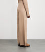Eleventy Beige Wool Drawstring Trousers