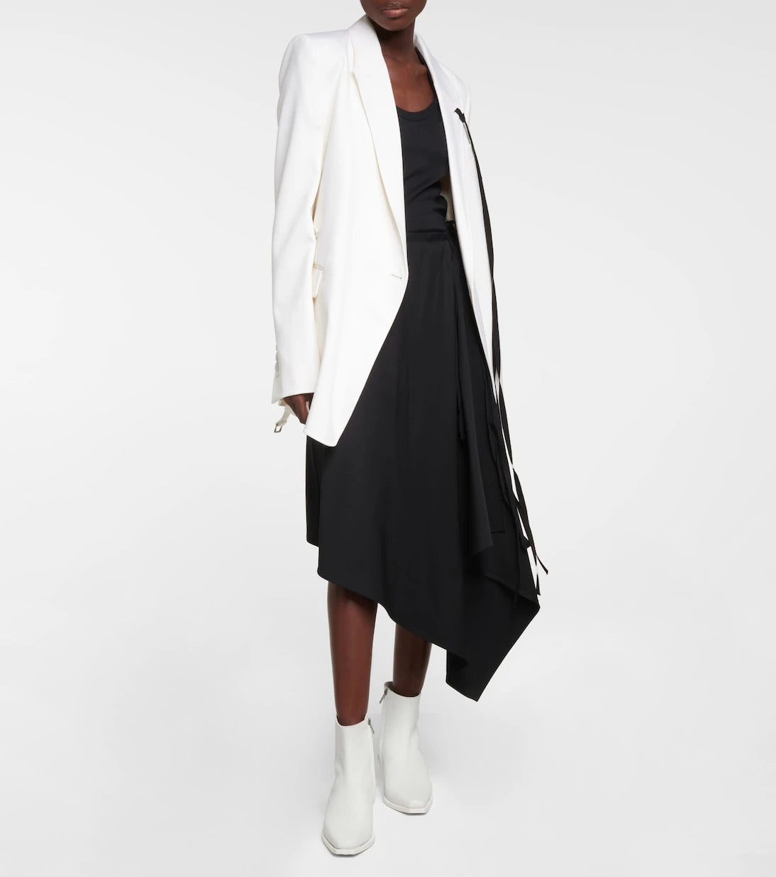 Ann Demeulemeester - Gerda leather ankle boots