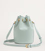 Valentino Garavani Grey Mini Leather VLogo Signature Bucket Bag