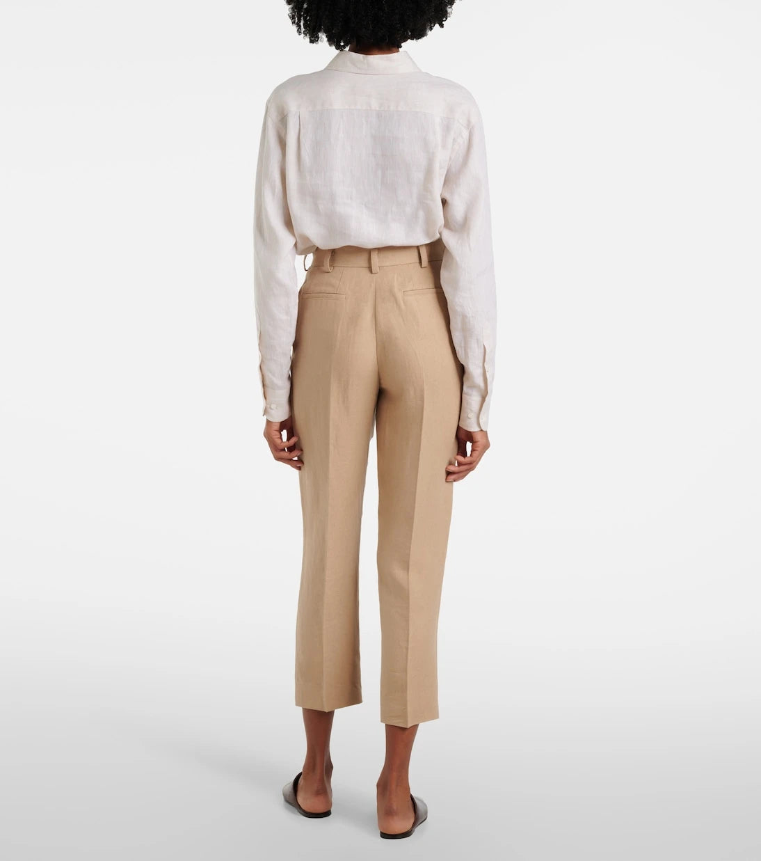 Loro Piana - Neo Derk linen crêpe straight pants