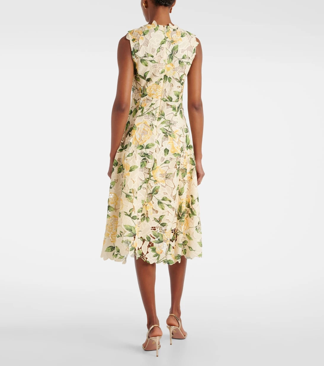Oscar de la Renta - Printed midi dress