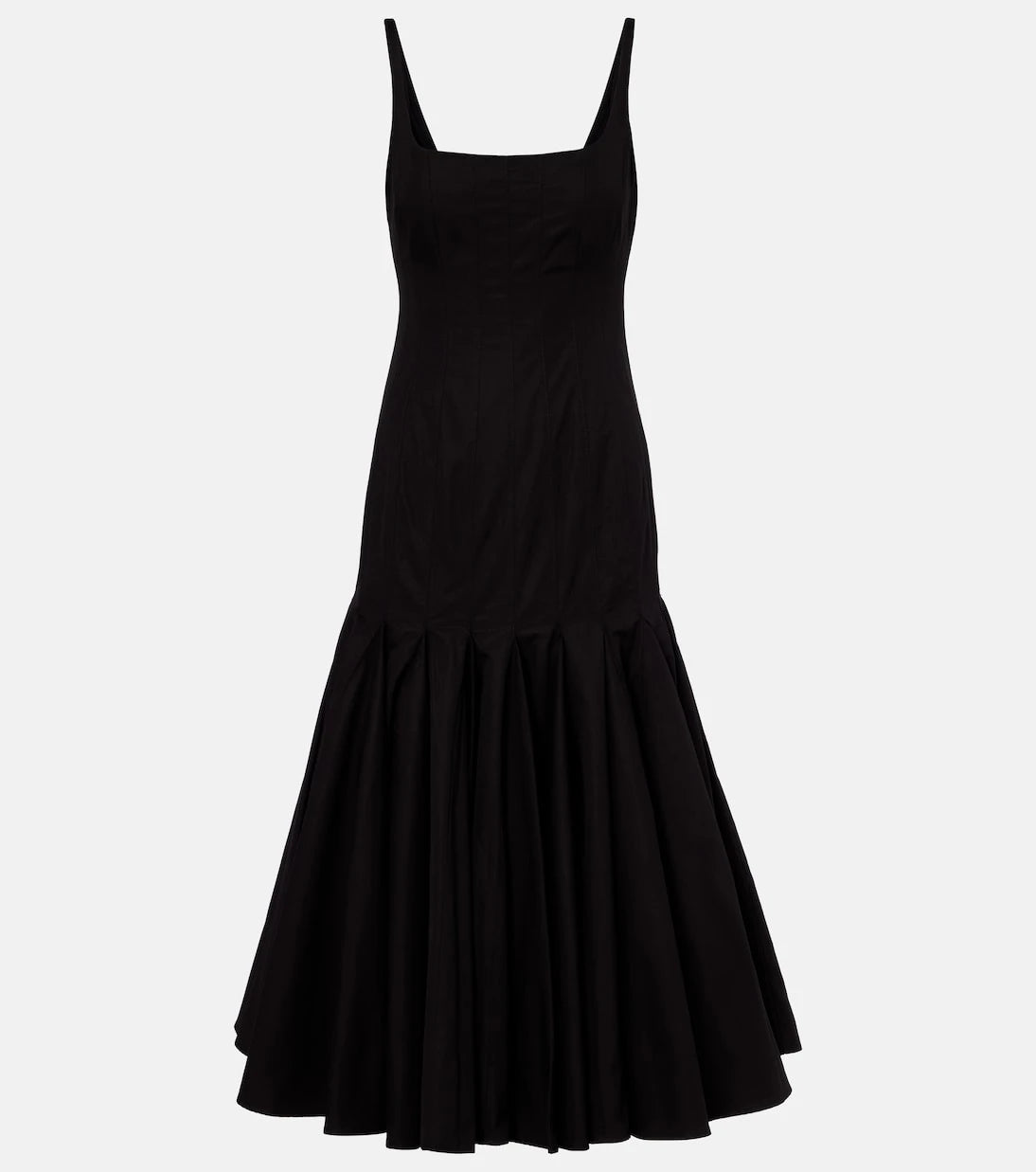 Jacquemus - Agave cotton poplin midi dress