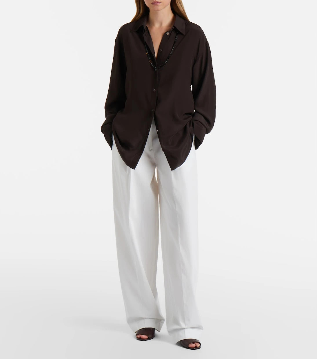 Toteme - Silk crêpe shirt
