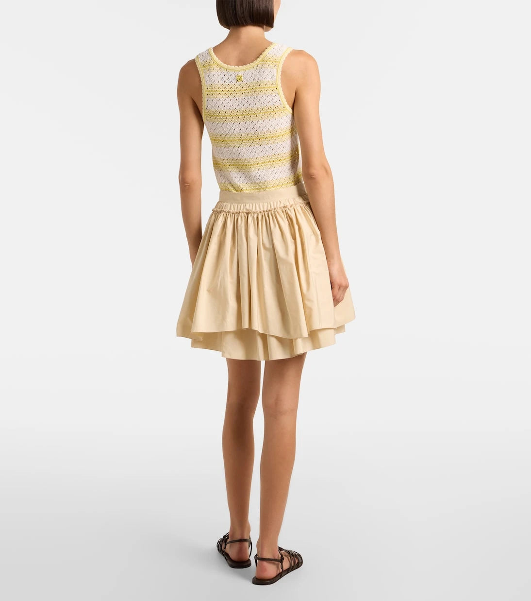 Loewe - Paula's Ibiza cotton poplin miniskirt