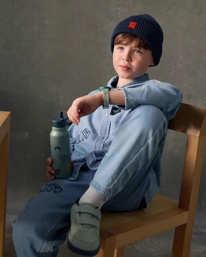 Liewood Çocuklar için Denim Gömlek Greg Light Denim Shirt