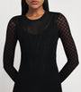 Black Knitted Florie Maxi Dress