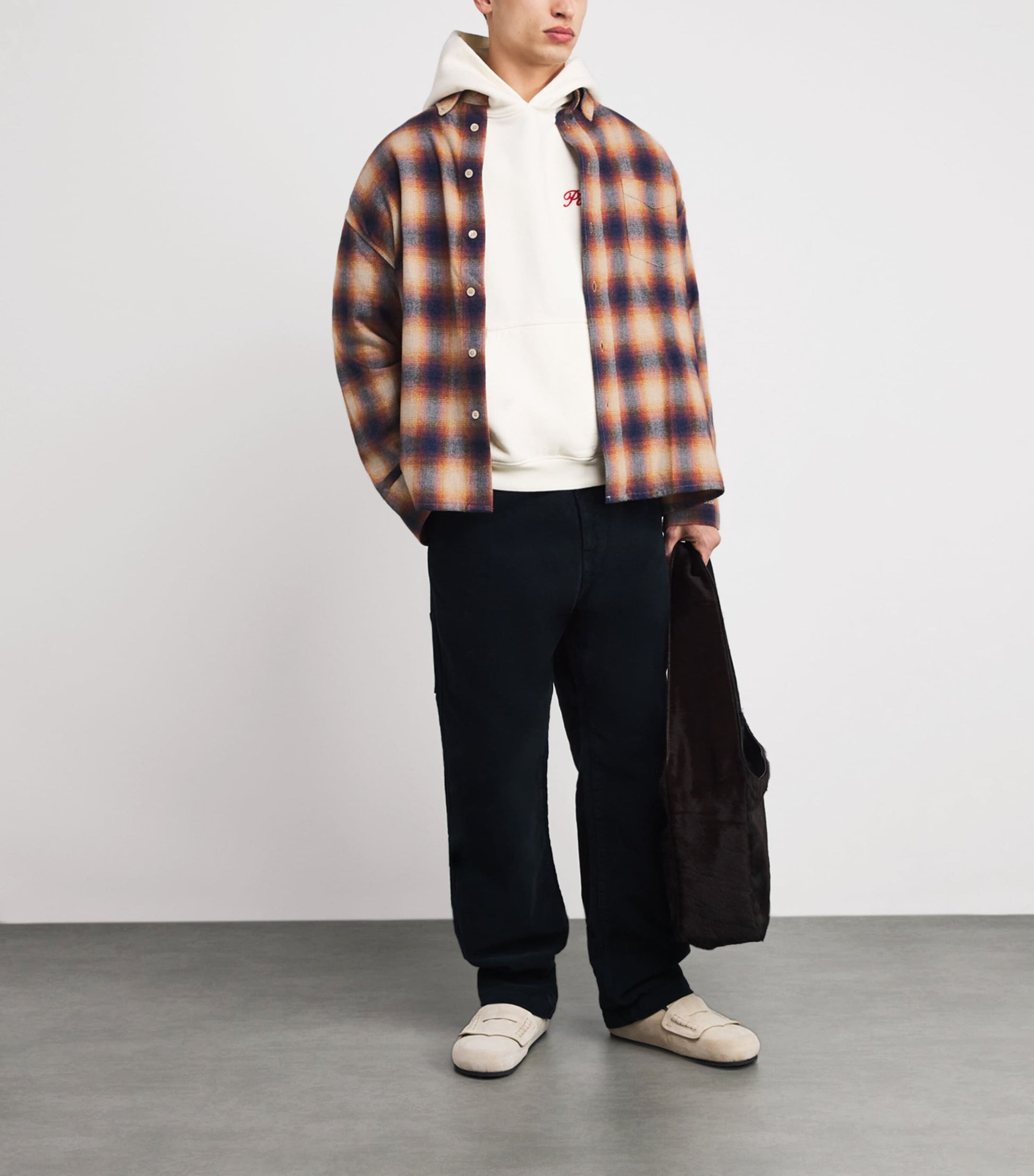 Picante Cotton Flannel Check Rocco Shirt