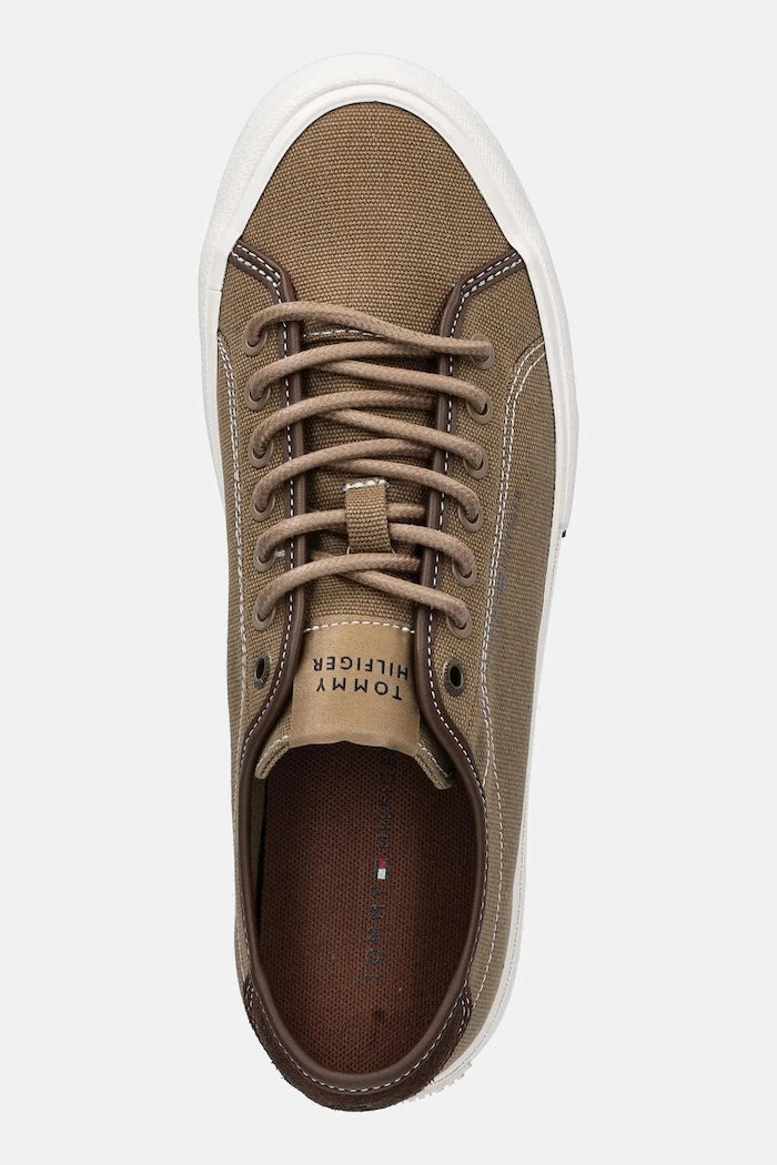 Ниски кецове Tommy Hilfiger TH HI VULC STREET CANVAS