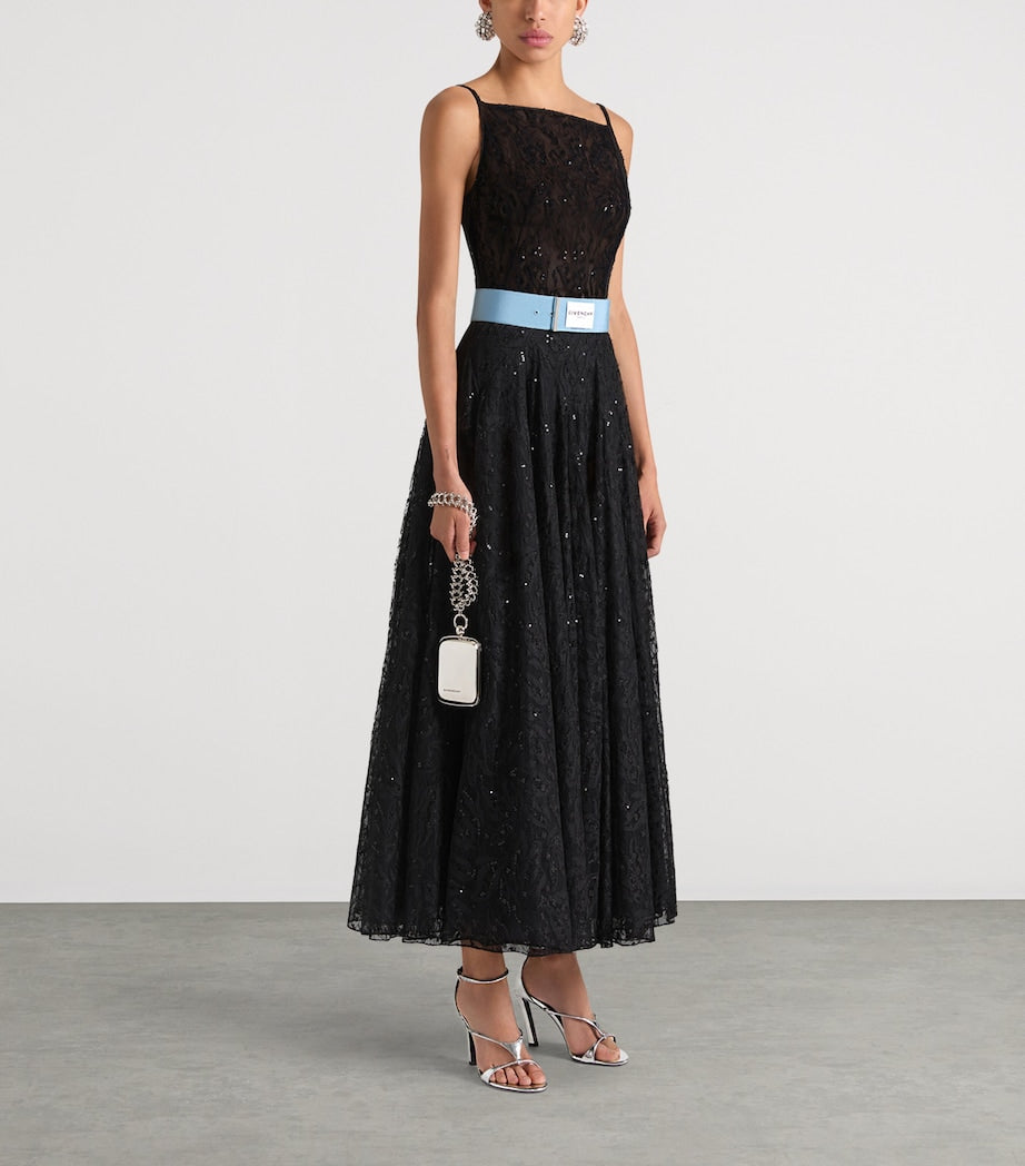 Givenchy Leather Metallic Heeled Sandals 95