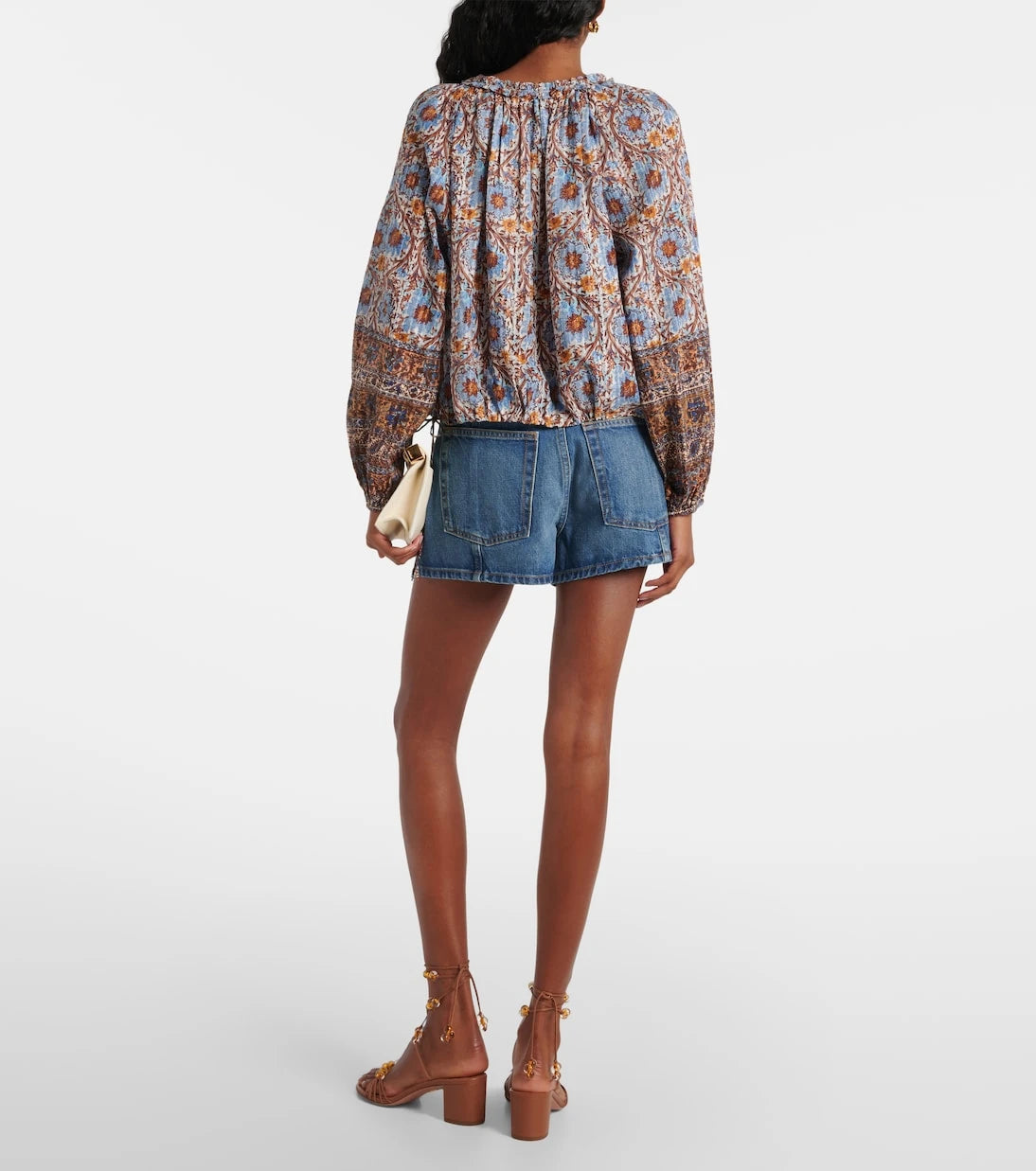 Ulla Johnson - Silva printed cotton-blend blouse