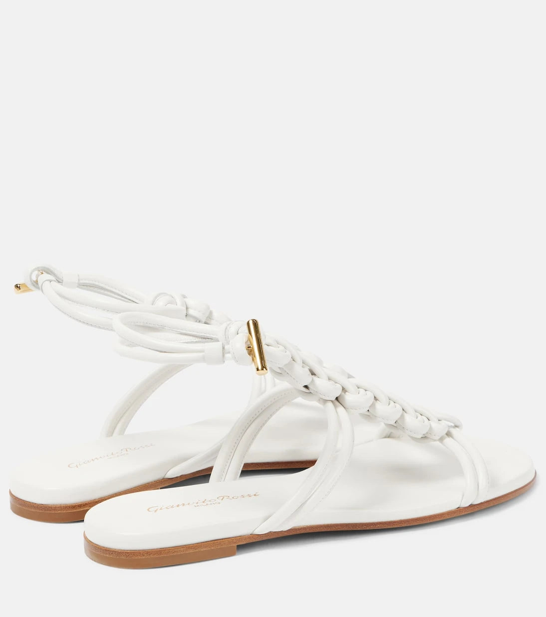 Gianvito Rossi - Capua braided leather gladiator sandals