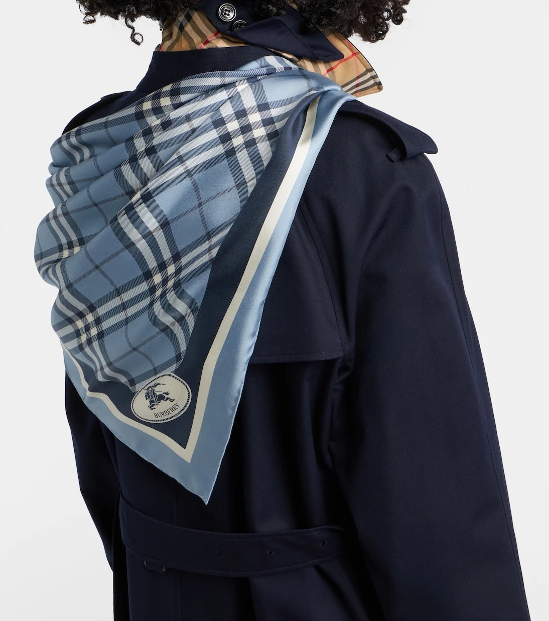 Burberry - Burberry Ekose ipek dimi eşarp
