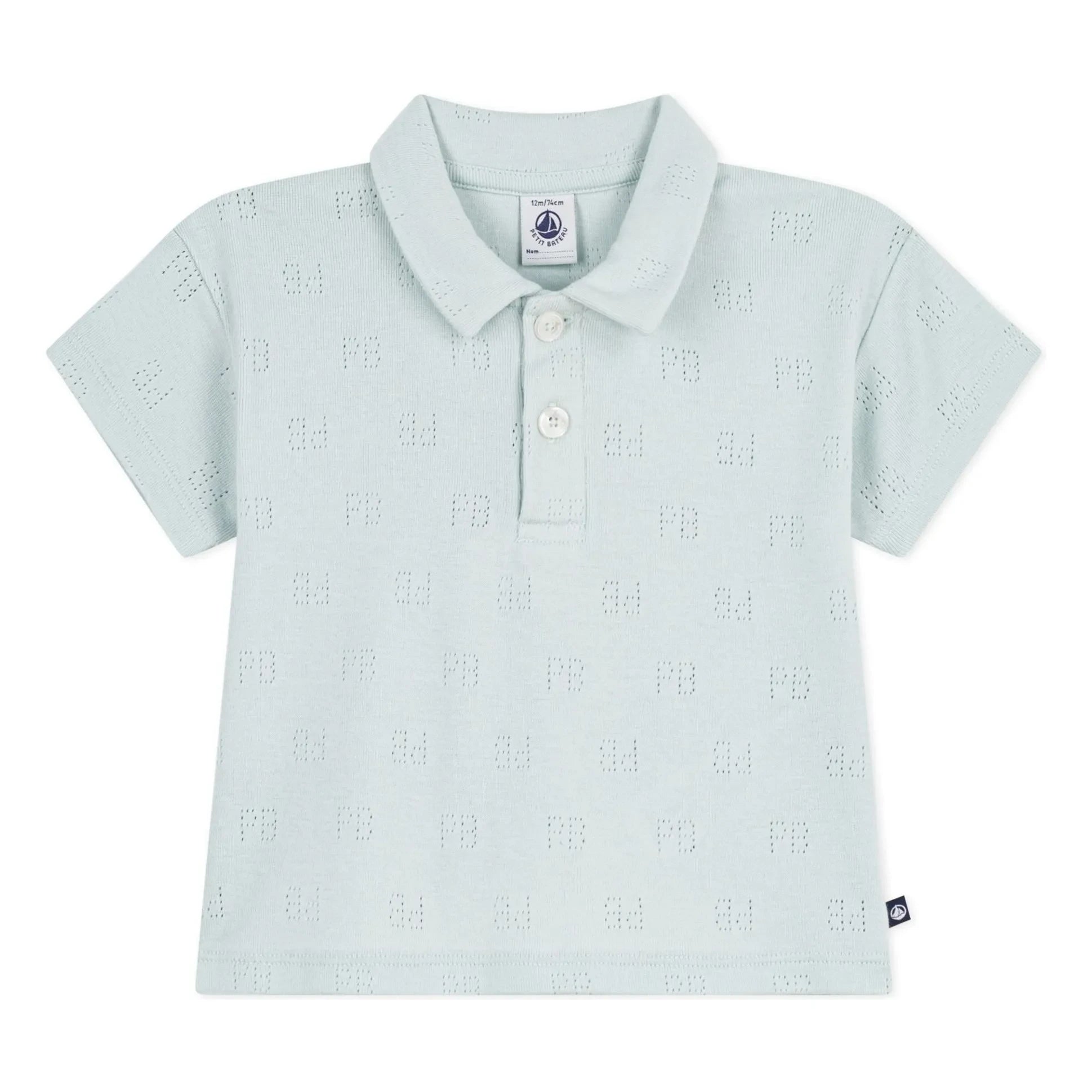 Petit Bateau - Polo Ajouré PB | Sage