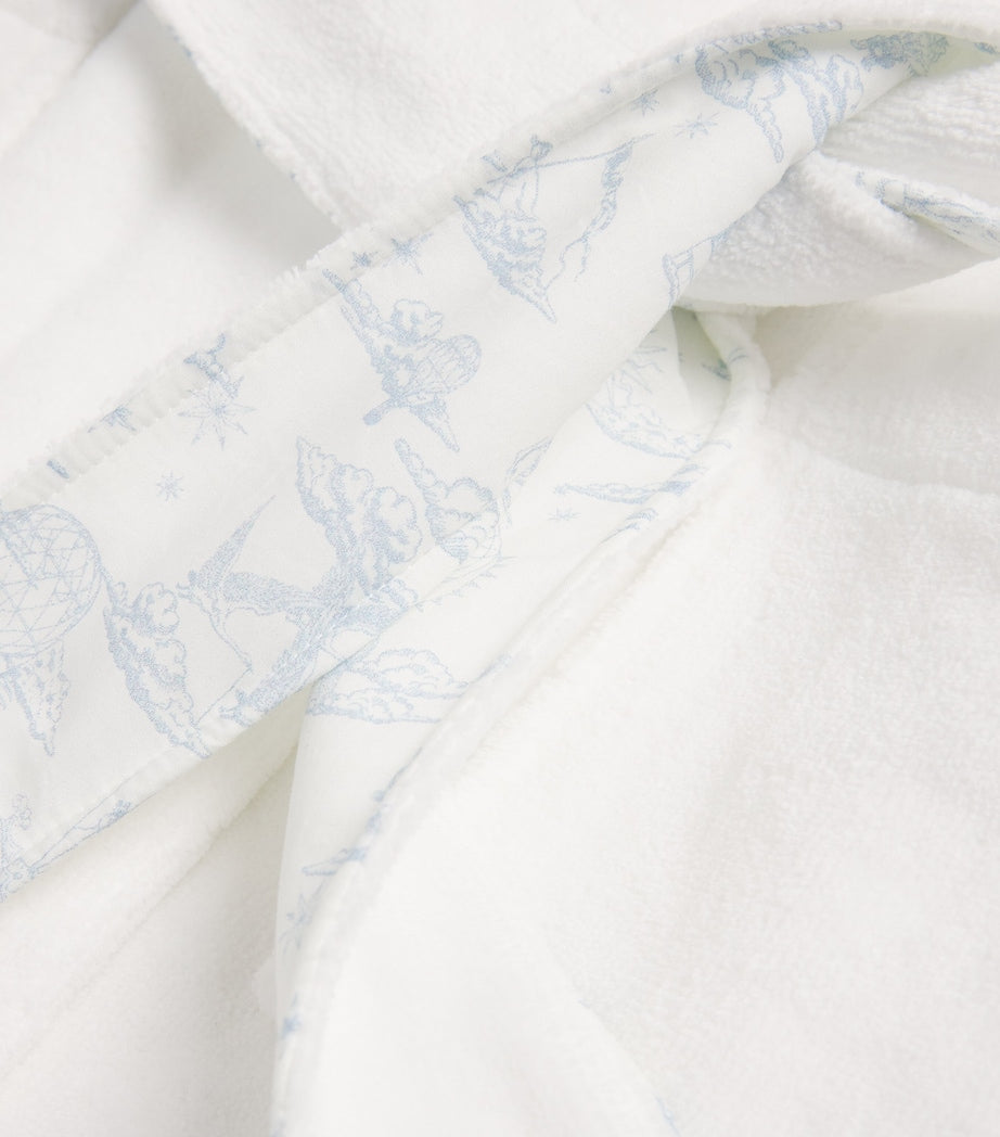 Embroidered Crown Bathrobe