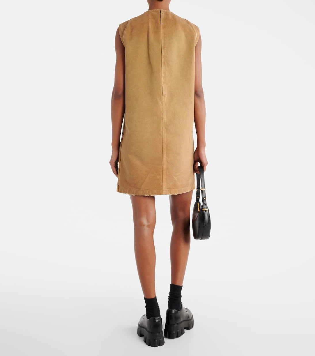 Prada - Cotton canvas shift dress