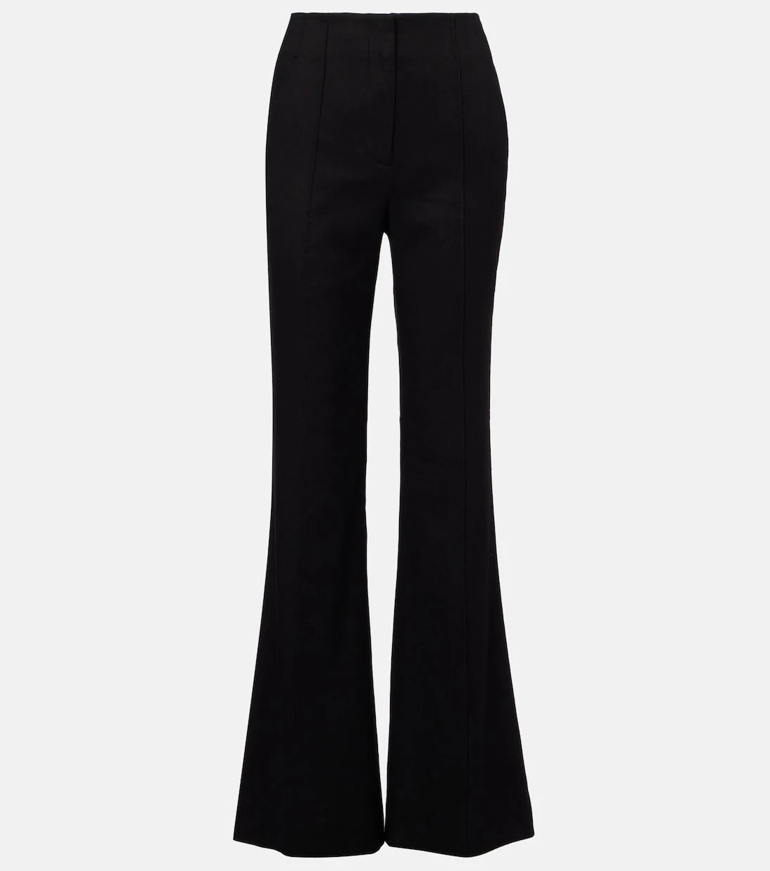Veronica Beard - Komi high-rise linen-blend flared pants