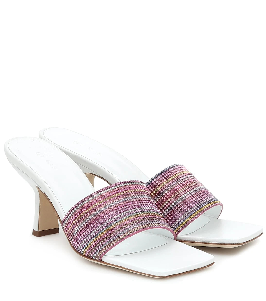 By Far - Dylan embellished leather sandals