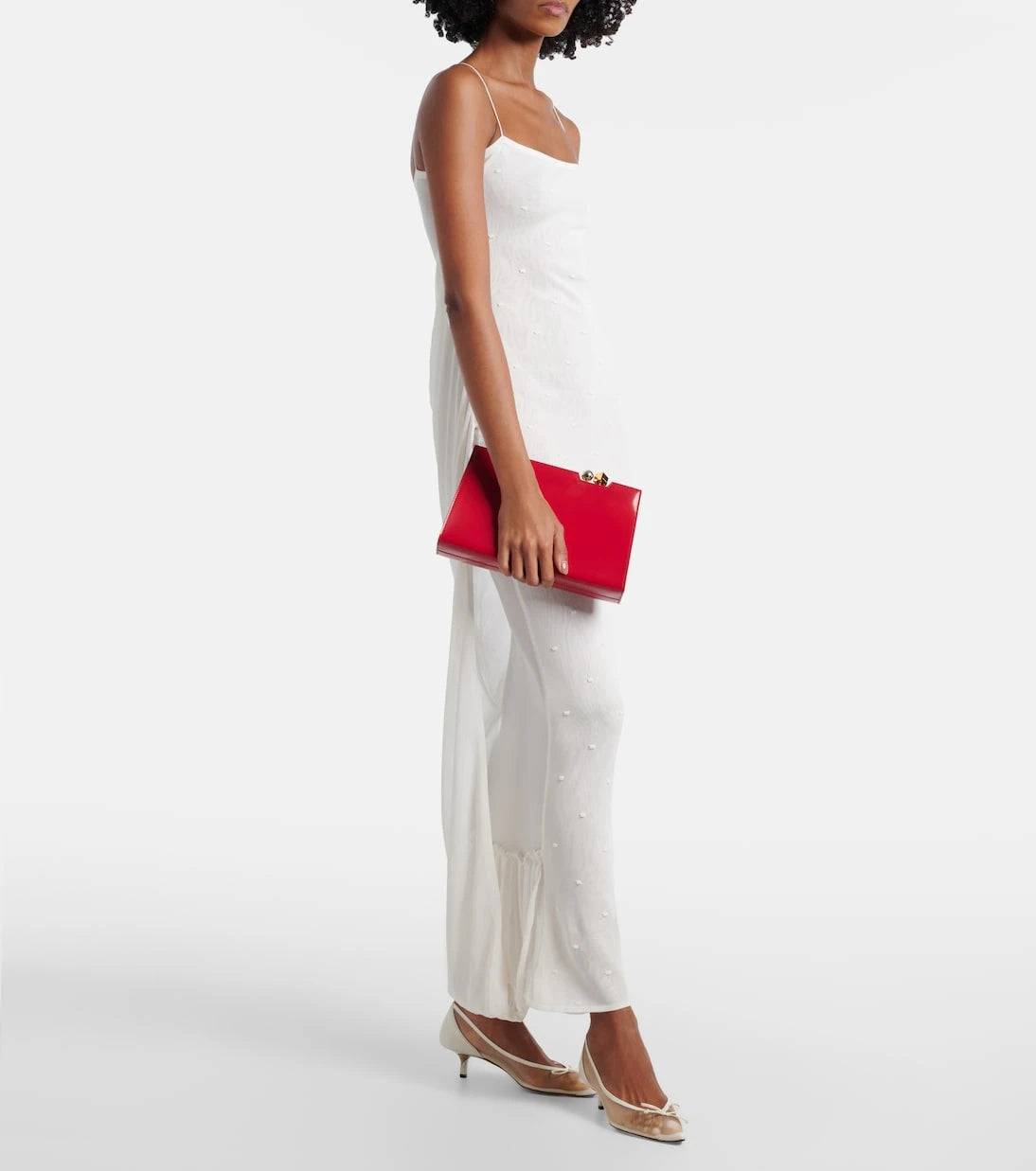 Jacquemus - Salon leather clutch