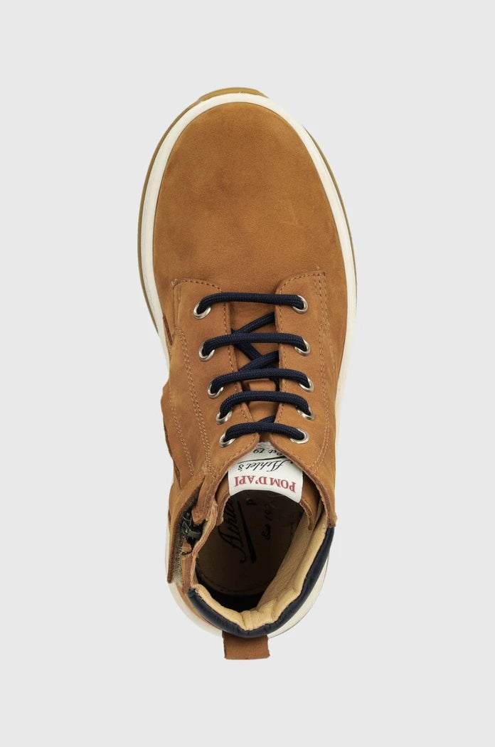 Pom D'api FLOW BOOTS Süet Çocuk Yarım Bot