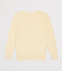 Ralph Lauren Kids Ivory Cotton Cable-Knit Sweater (6-14 Years)