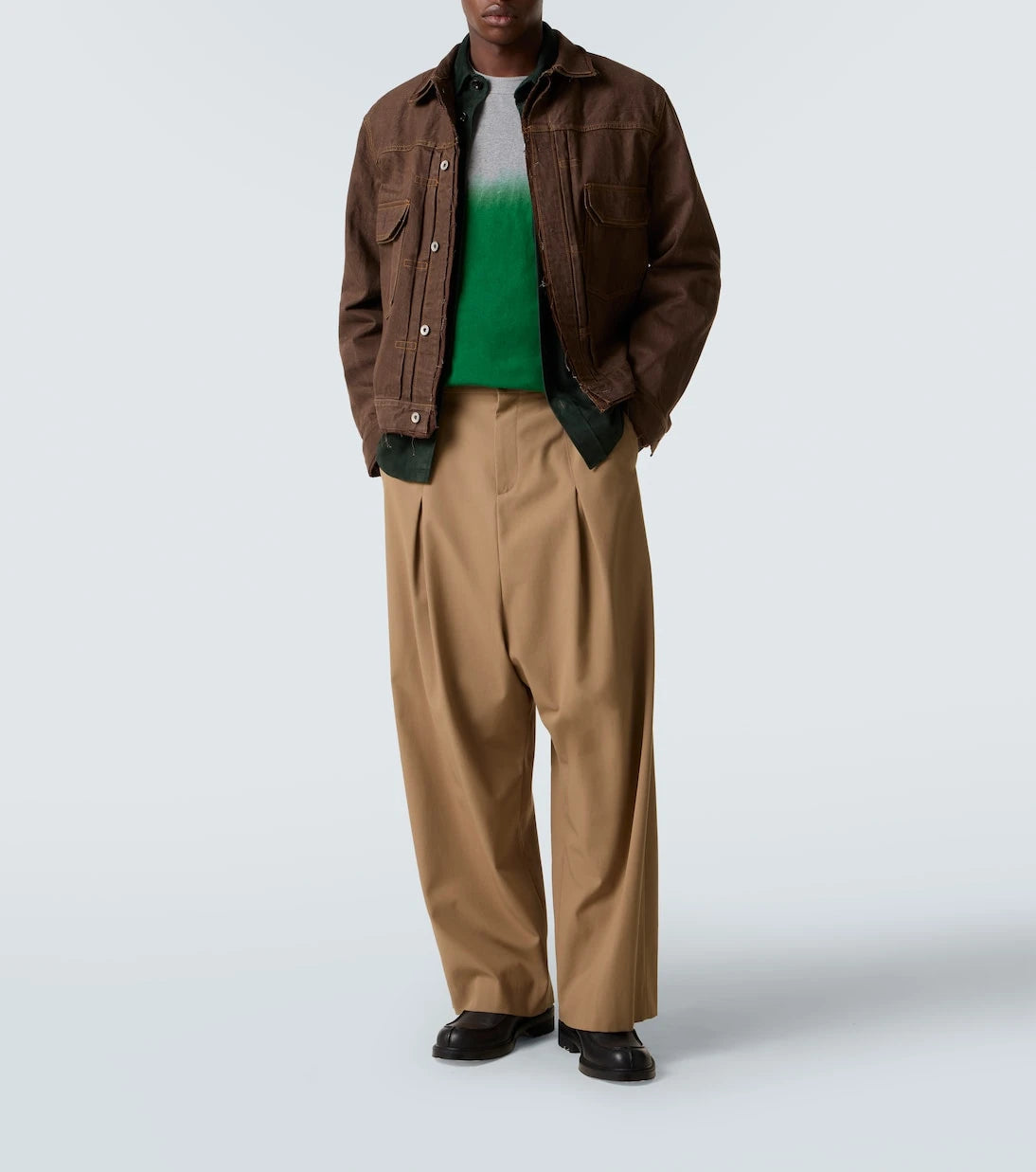 Sacai - Dyed cotton sweatshirt