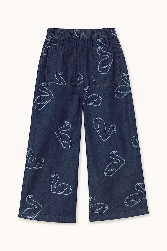 Tinycottons BIG SWANS DENIM PANT Çocuk Kot Pantolon