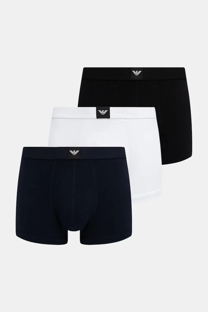 Emporio Armani Underwear Erkek Pamuklu Elastan Boxer 3'lü