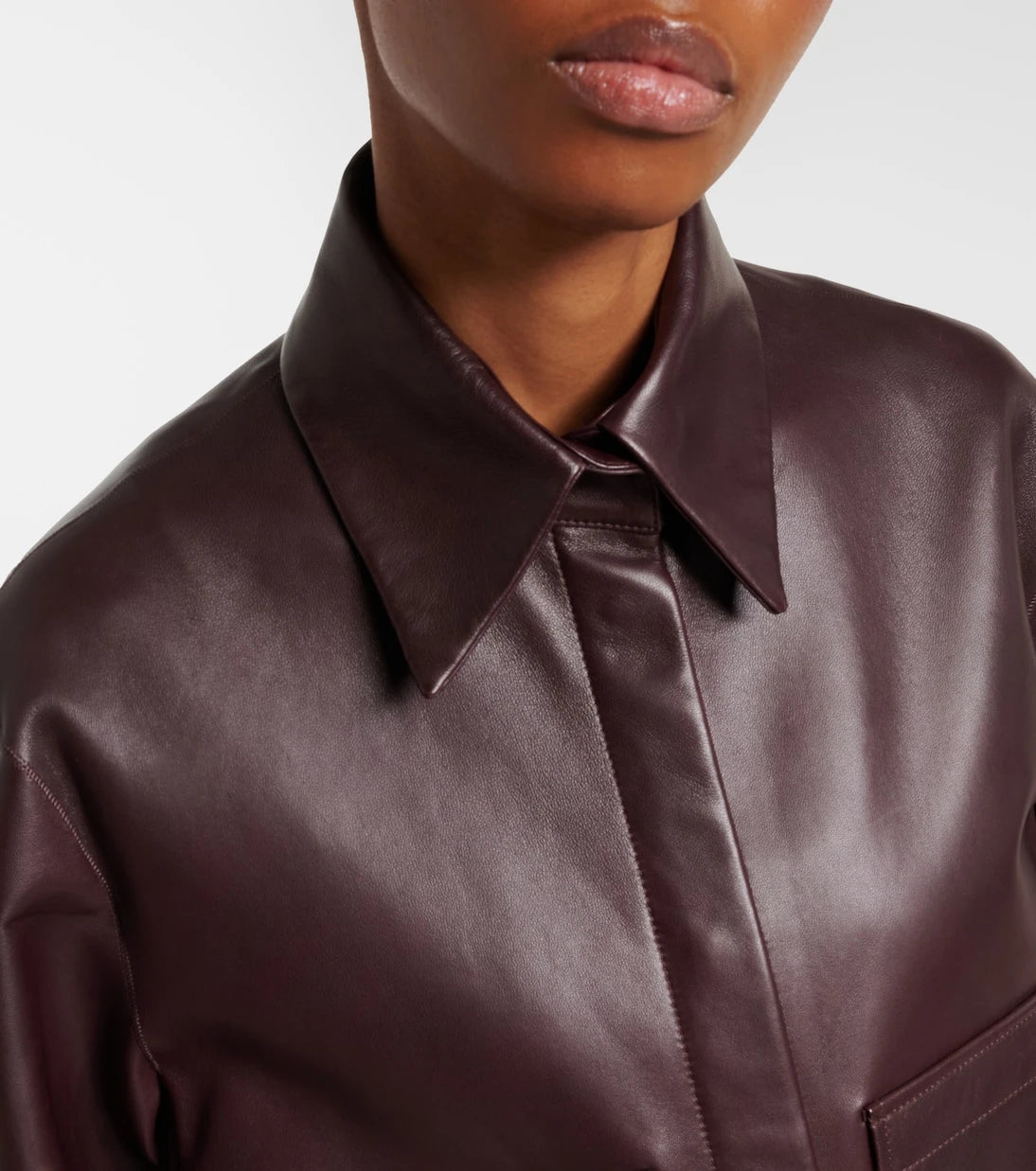 Nour Hammour - Darcy leather jacket