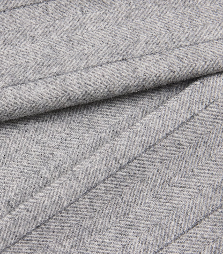 MAX&Co. Grey Wool-Blend Trousers