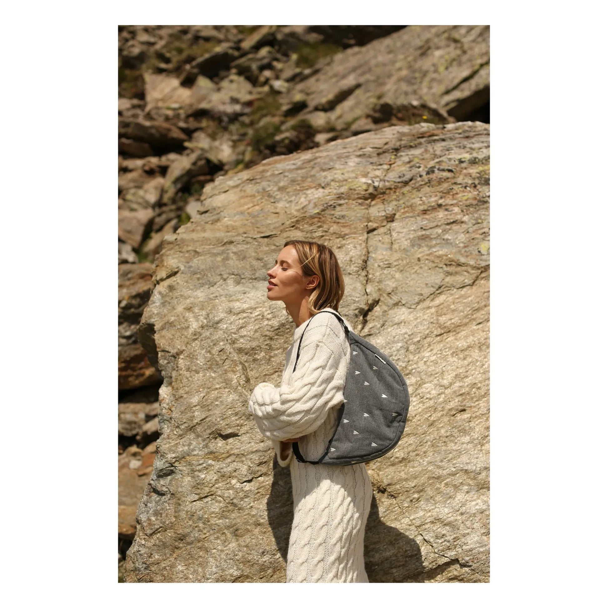 Studio Noos - Hearts fanny pack | Grey