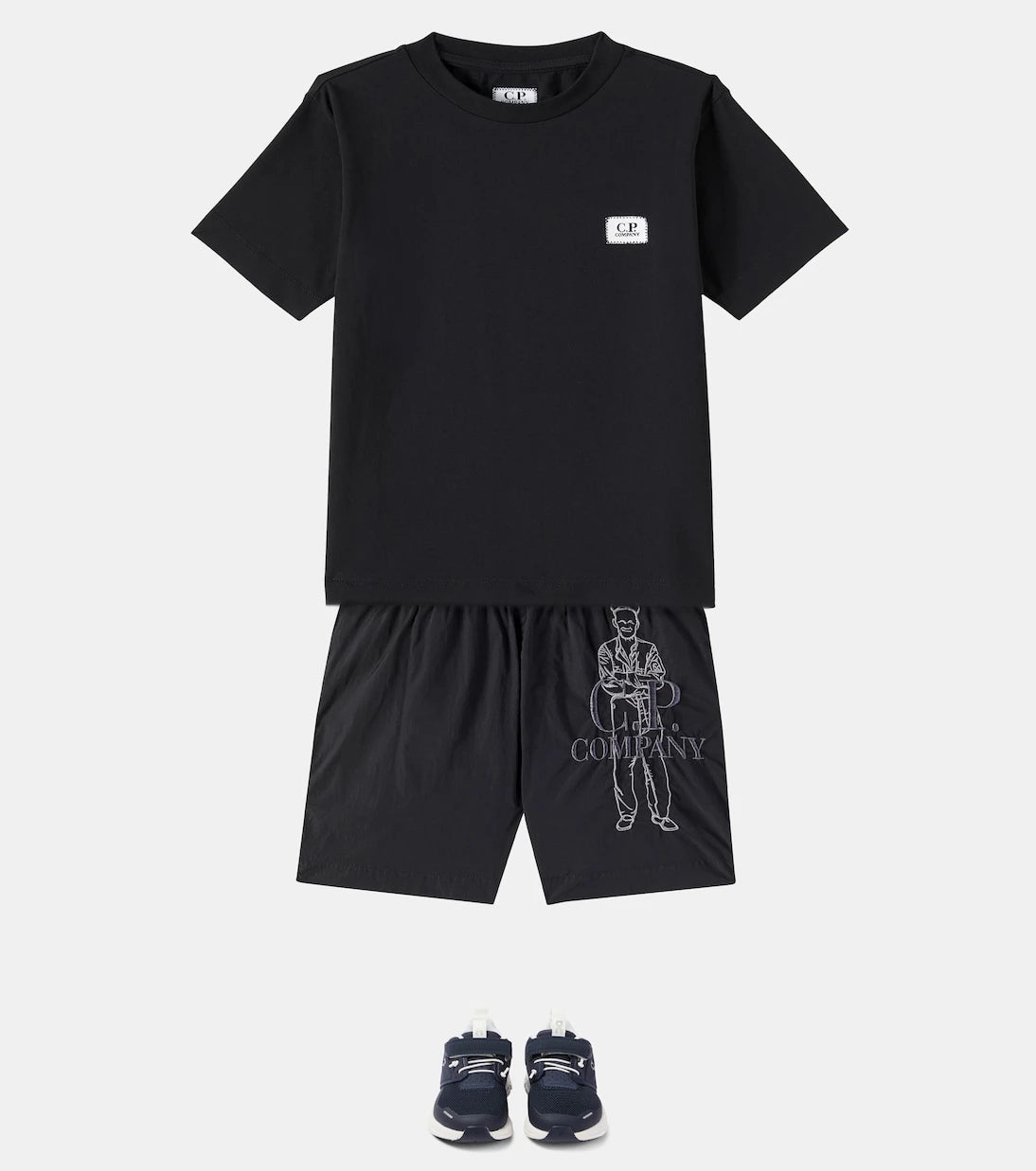 C.P. Company Kids - Logo swim trunks