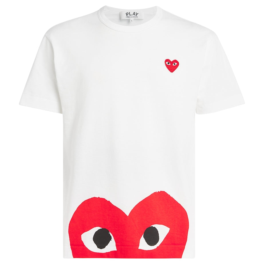 Comme Des Garçons Play Heart Logo T-Shirt