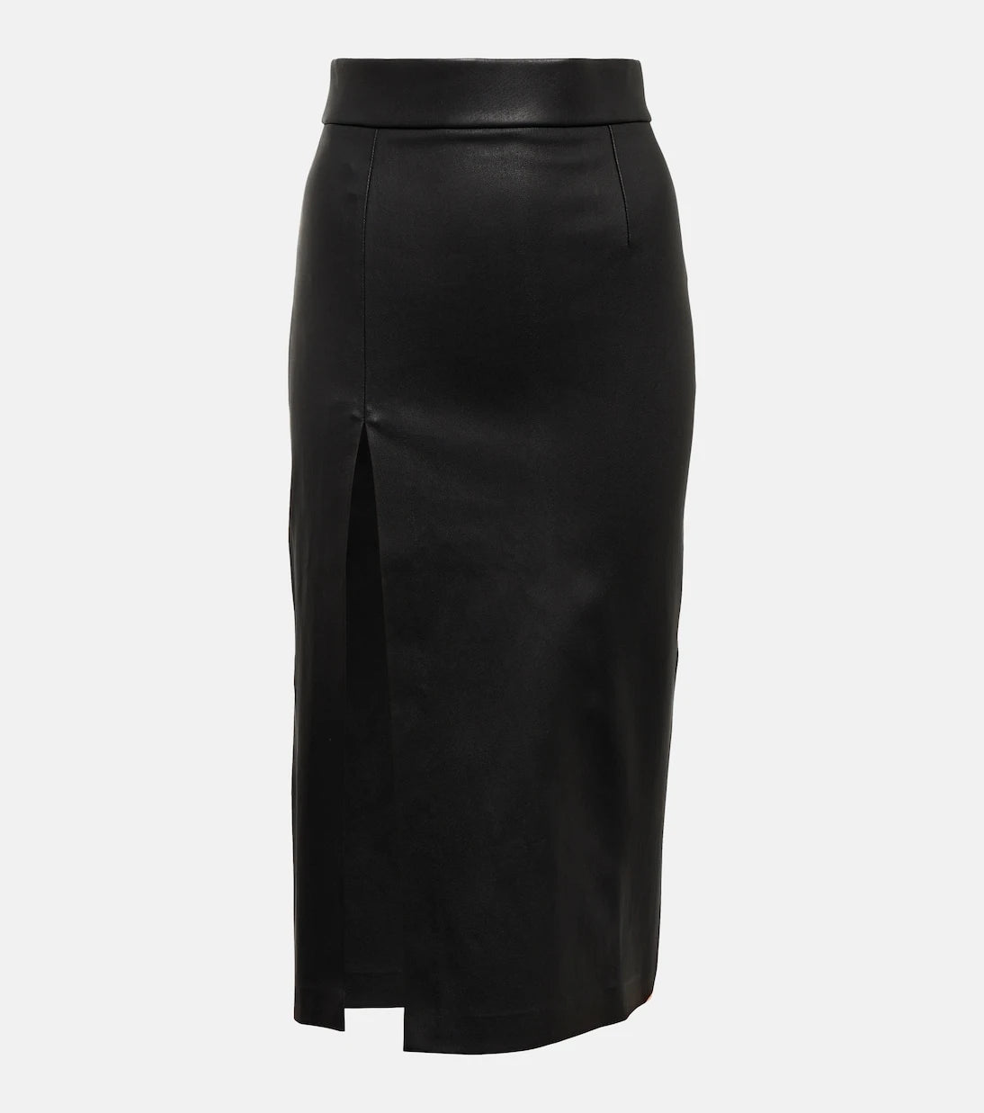 Stouls - Lea leather midi skirt