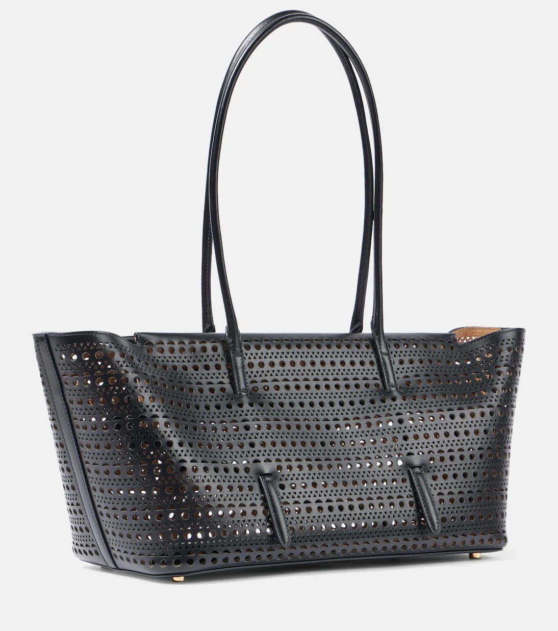 Alaïa - New Mina 32 leather shoulder bag