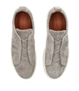 Zegna Suede Triple Stitch Sneakers