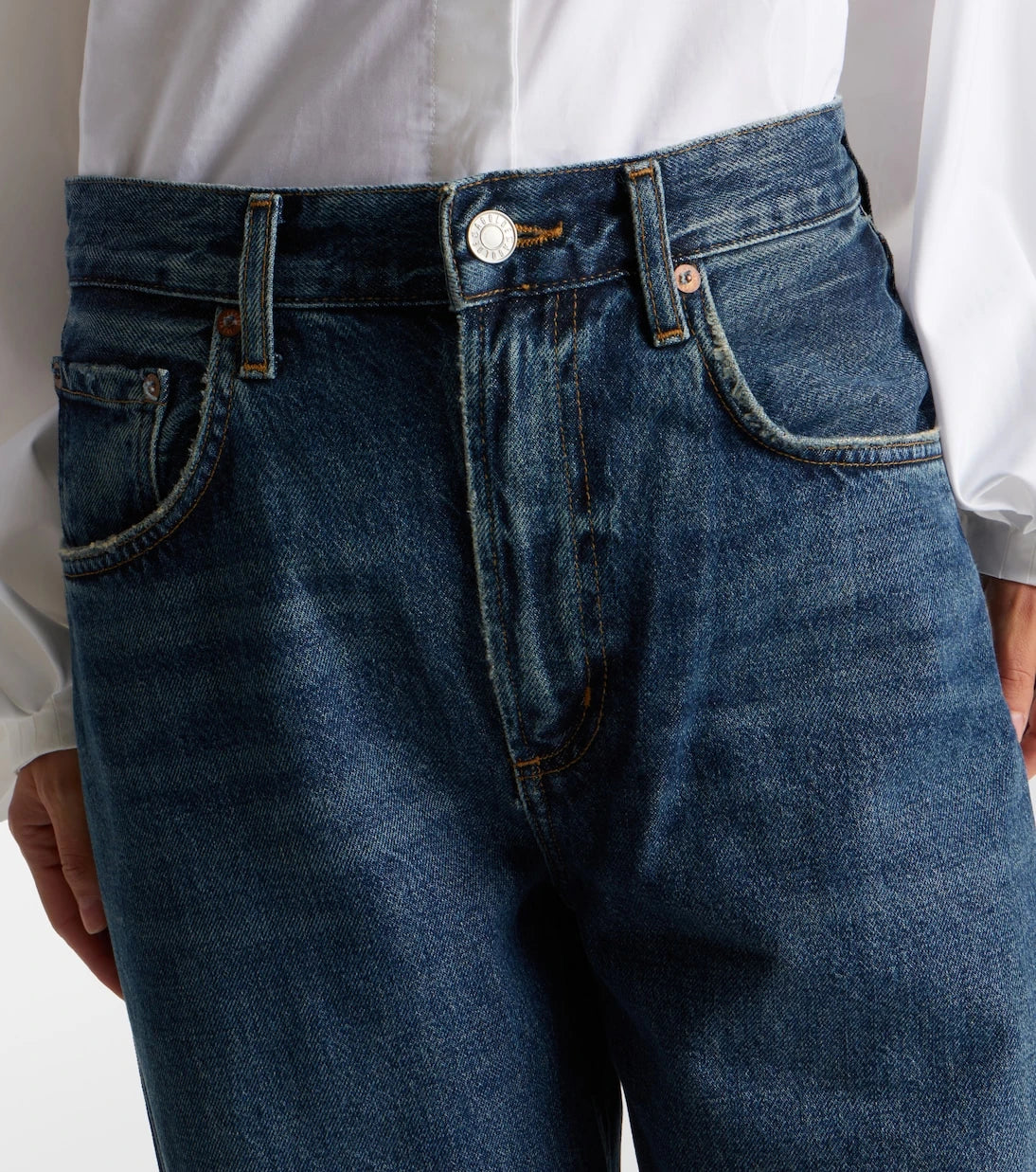 Agolde - Twist mid-rise wide-leg jeans