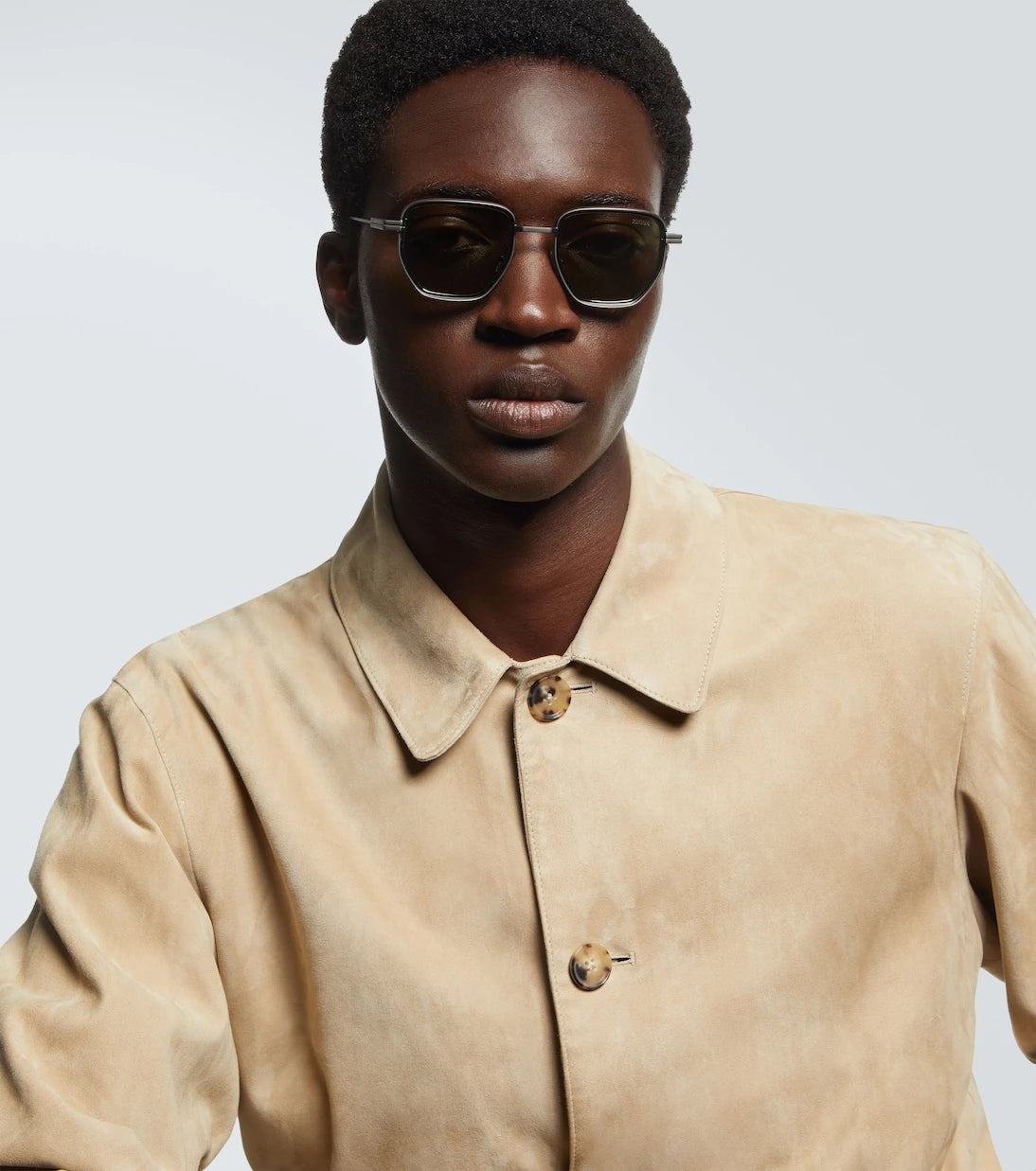 Zegna - نظارات شمسية مربعة