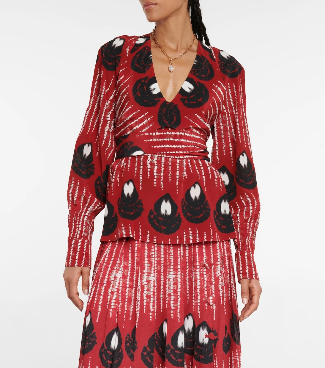 Altuzarra - Dagur printed silk blouse