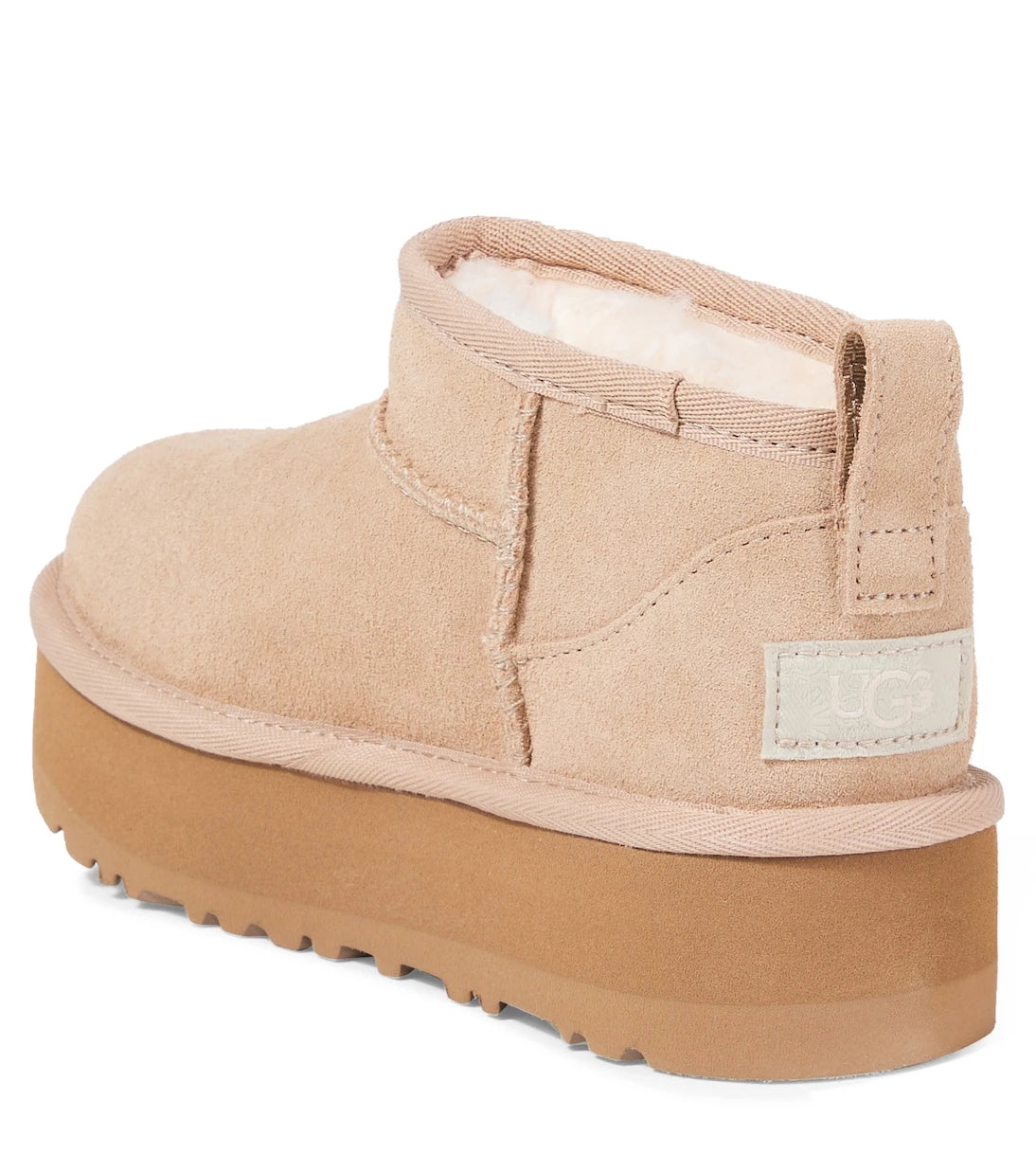 UGG Kids - جزمة كلاسيك ألترا ميني بلاتفورم من الشامواه للأطفال