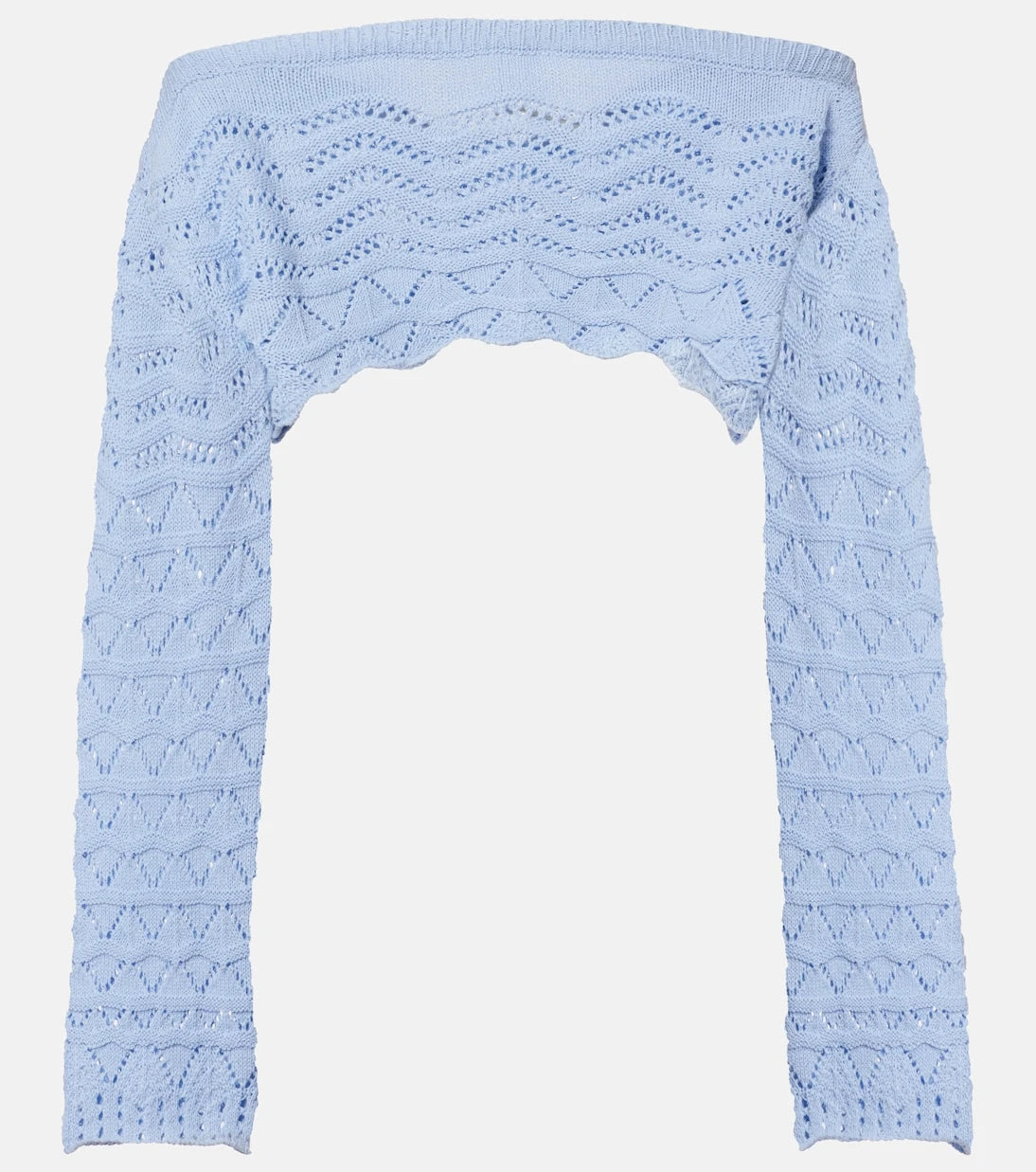 Bananhot - Helena crochet cotton-blend crop top