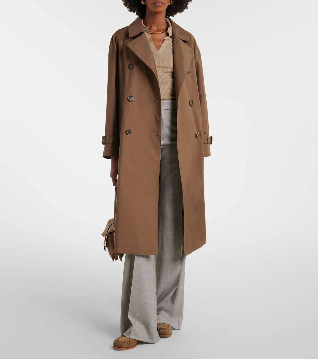 Max Mara - Suede penny lofaers