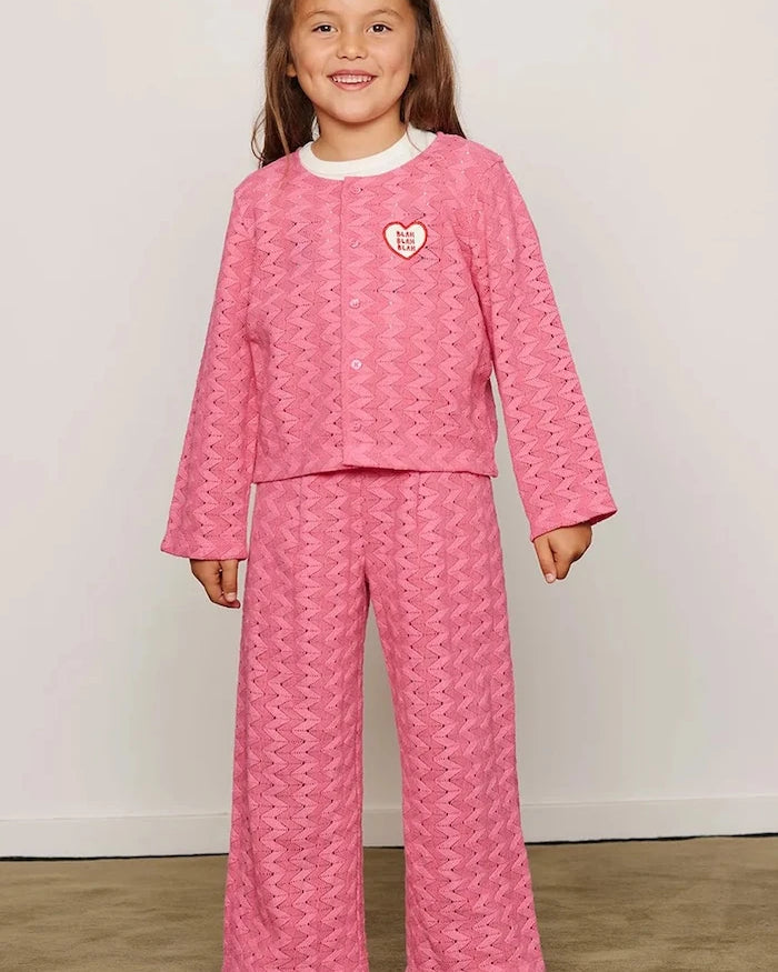 Mini Rodini спортен панталон за деца от памук Lace