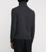 Black Cashmere-Wool Ami de Coeur Rollneck Sweater
