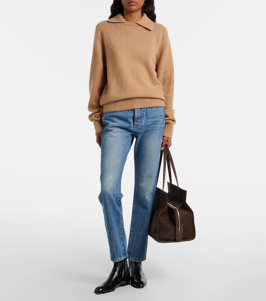 Khaite - Finley cropped straight jeans